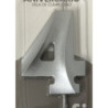 vela 14,5cm prata nº 4
