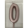 Vela 4,5 cm rose gold nº 0