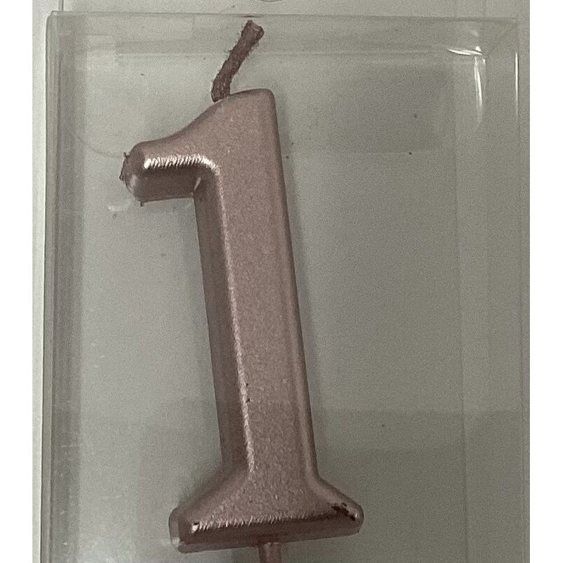 Vela 4,5 cm rose gold nº 1