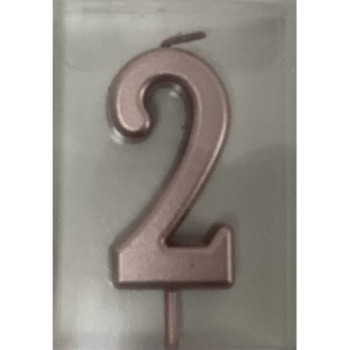 Vela 4,5 cm rose gold nº 2