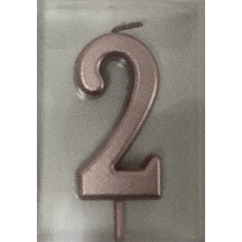Vela 4,5 cm rose gold nº 2