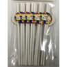 12 palhinhas Lego