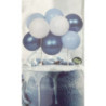 Kit mini balões para bolo azul de branco