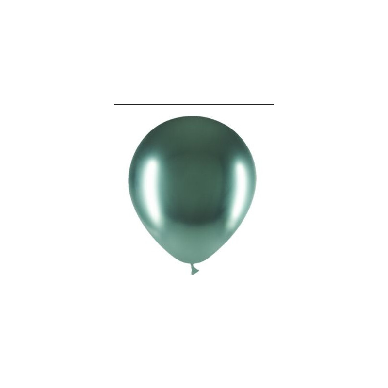 5 balões balloonia verde brilhante 30 cm - 12”