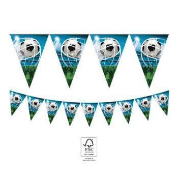 Bandiera triangular papel 2,3m Futebol