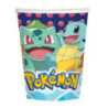 8 Copos de papel 250ml Pokémon