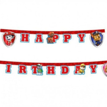 Banner Happy Birthday Paw Patrol 2m