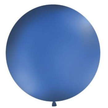 Balão de latex jumbo balloons 1m Pastel Navy Blue