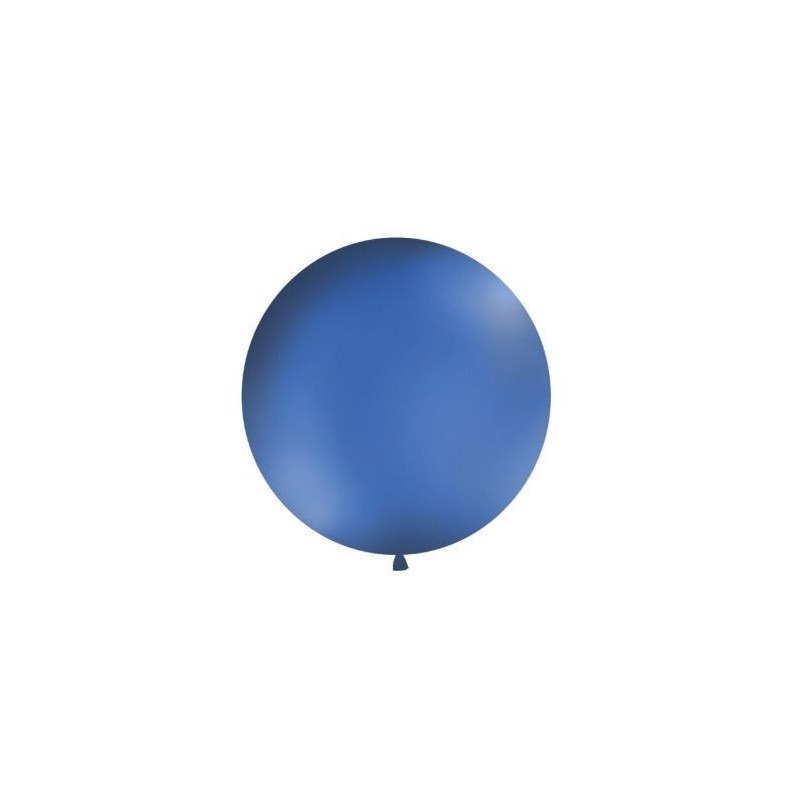 Balão de latex jumbo balloons 1m Pastel Navy Blue