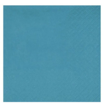 25 guardanapos 21x20 cm azul Aquag