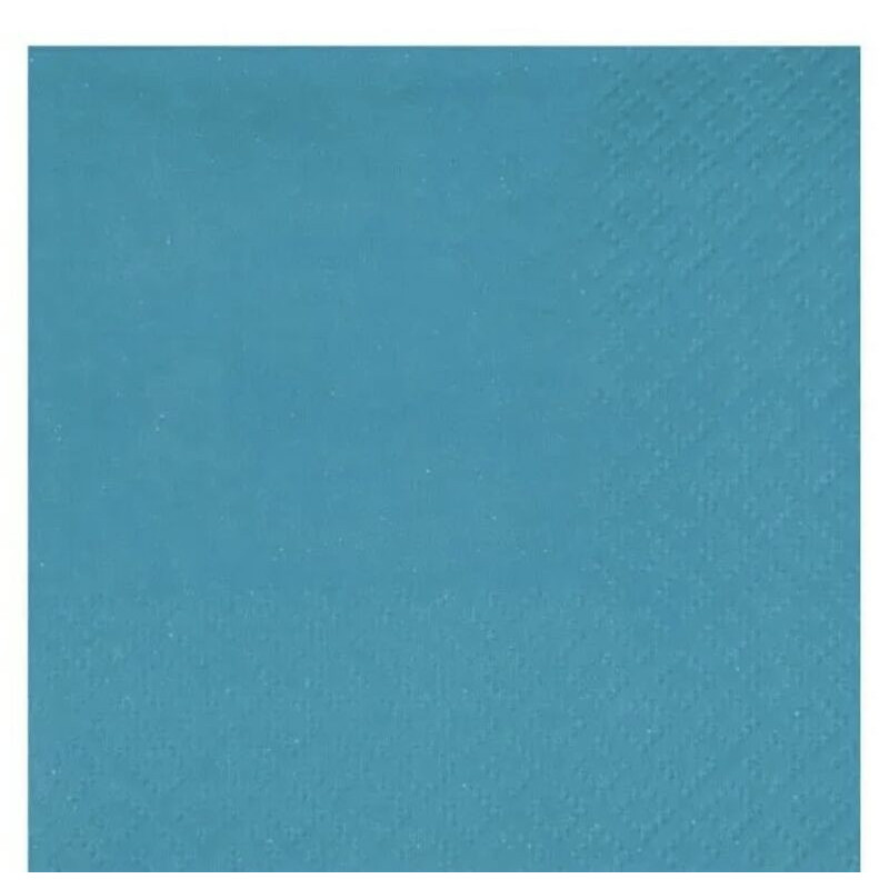 25 guardanapos 21x20 cm azul Aquag