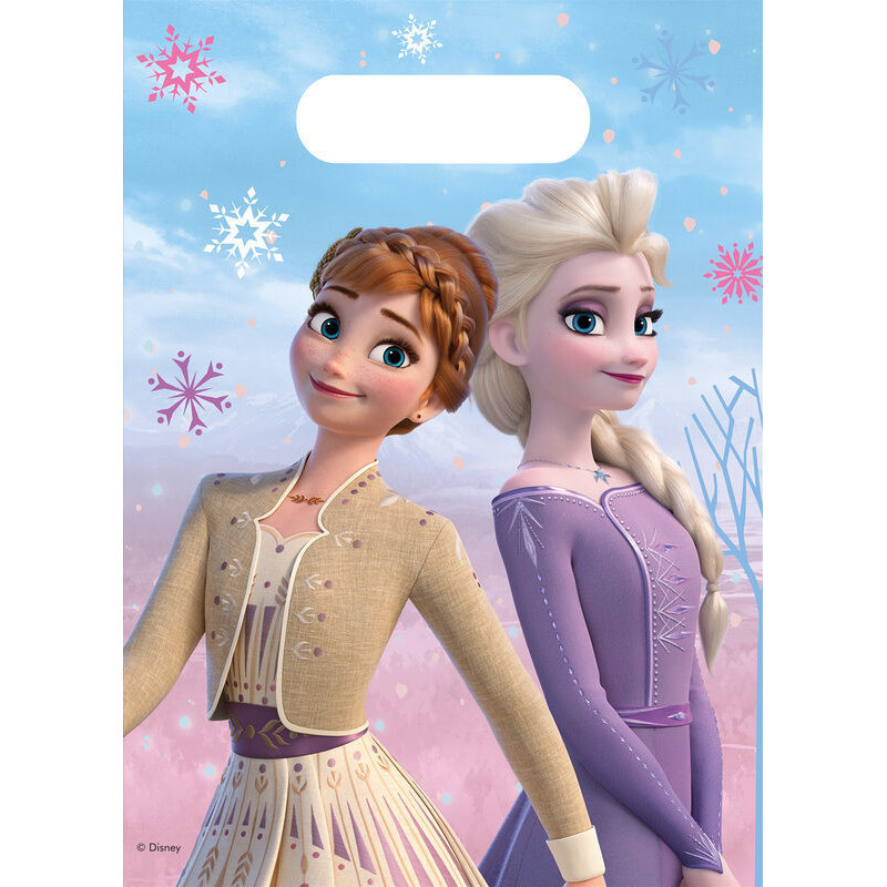6 Saquinhos Oferta Frozen 2 Wind Spirit
