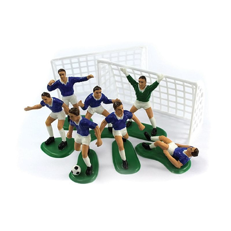Decoração Jogo Futebol jogadores azuis