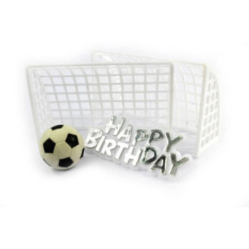 Kit Topo de Bolo bola de futebol