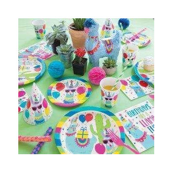 8 pratos Lama Birthday 21.9cm