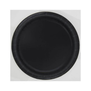 20 pratos 17.1 cm preto