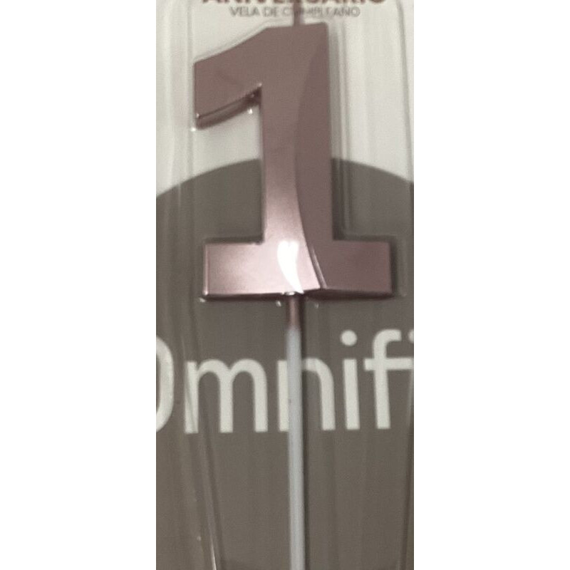 Vela 14,5 cm rose gold Nº 1