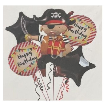 Kit balões Piratas - 5 pças
