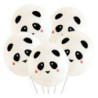 5 balões latex 30cm - 12" Panda