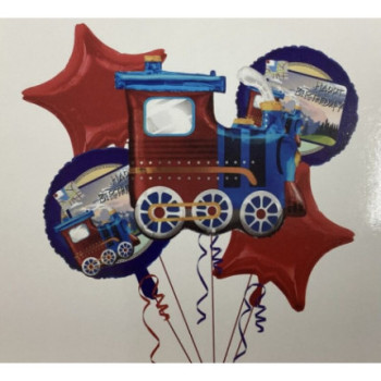 Kit de Balões Comboio - 5 pcas