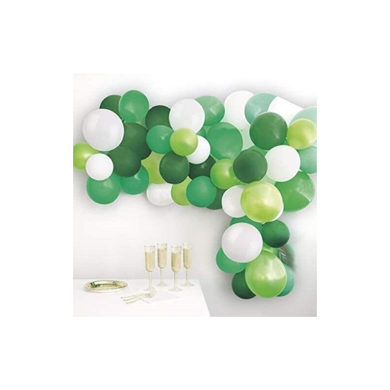 Kit arco de balões verde - 40 pças