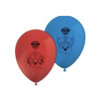 8 balões 11" Patrulha Pata