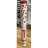 Lanca Confettis 40cm coracoes de papel vermelho e imagem dos noivos em foil vermelho metalizado