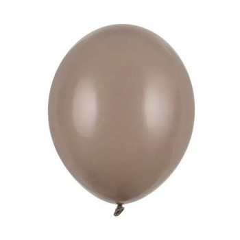 100 balões de latex strong balloons 12" - 30cm pastel cappuccino