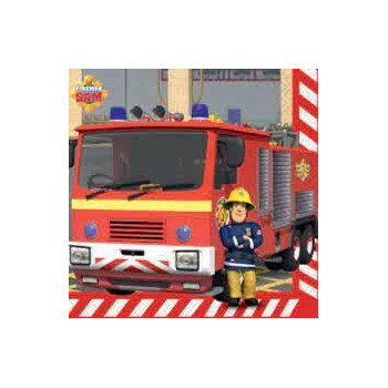 16 guardanapos 33x33 cm Bombeiro SAM