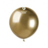 10 balões latex 5" Gemar Shiny Gold
