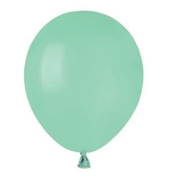 5 balões latex 11" Balloonia verde menta