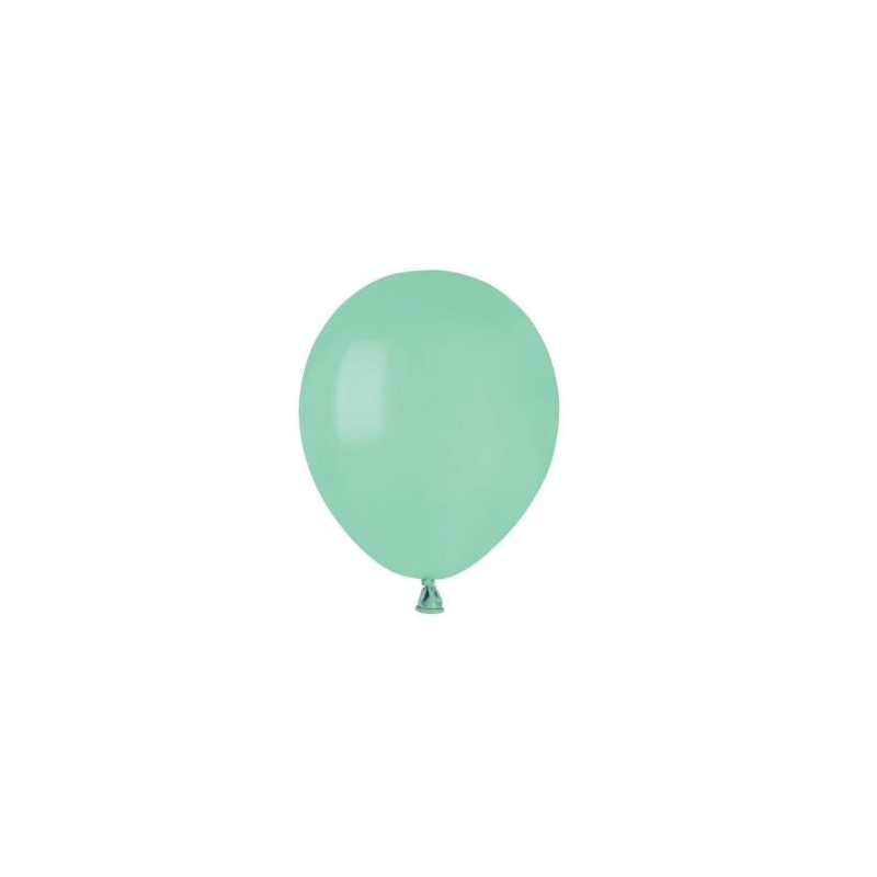 5 balões latex 11" Balloonia verde menta