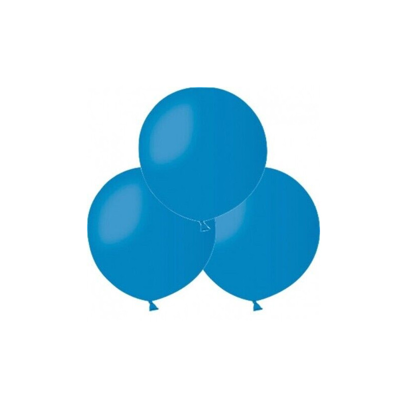 5 balões latex 19" Gemar Blue