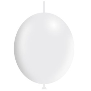 5 balões latex grinalda 13" 33cm Gemar Branco