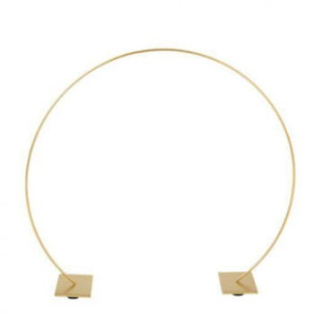 Arco de metal dourado 3.5x31cm