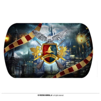 Travessa retangular 39x24cm, acrilico, Mago Halloween