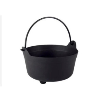 Caldeirão preto pvc 24cm