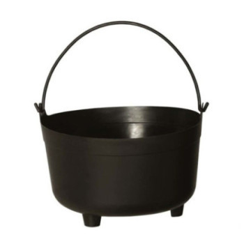 Caldeirão preto PVC 32cm