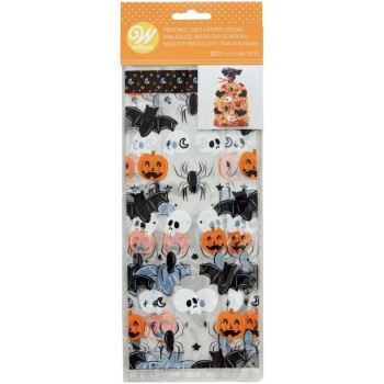 Wilton - 20 bolsas para doces Halloween