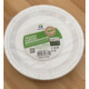 Pratos de cartão biodegradáveis 8p 50pcas