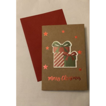 Postal de Natal com envelope