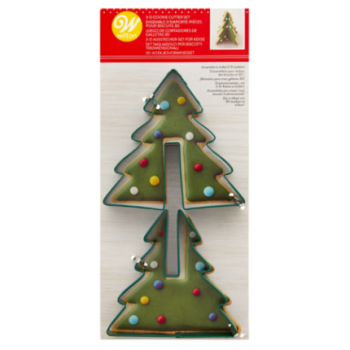 Wilton - set cortadores árvore de Natal 3D