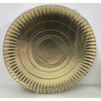Prato Nº 5 fundo ouro 26cm