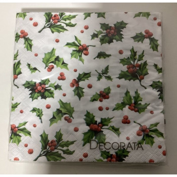 20 guardanapos 33x33cm Natal