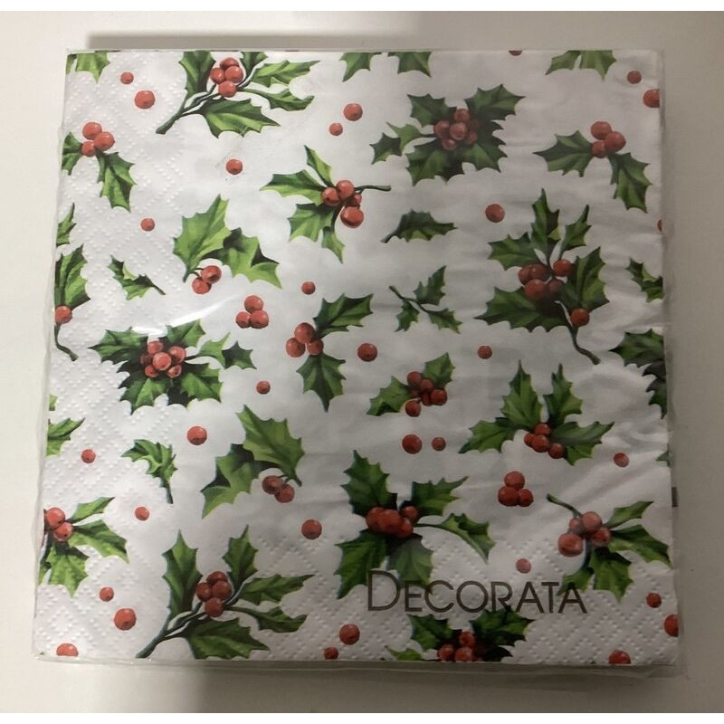 20 guardanapos 33x33cm Natal