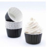 Cápsulas cupcakes pretas 24 unidades