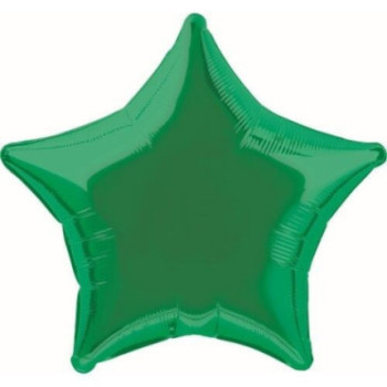 Balão Foil 18” estrela verde