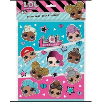 8 sacos de lembranças LOL