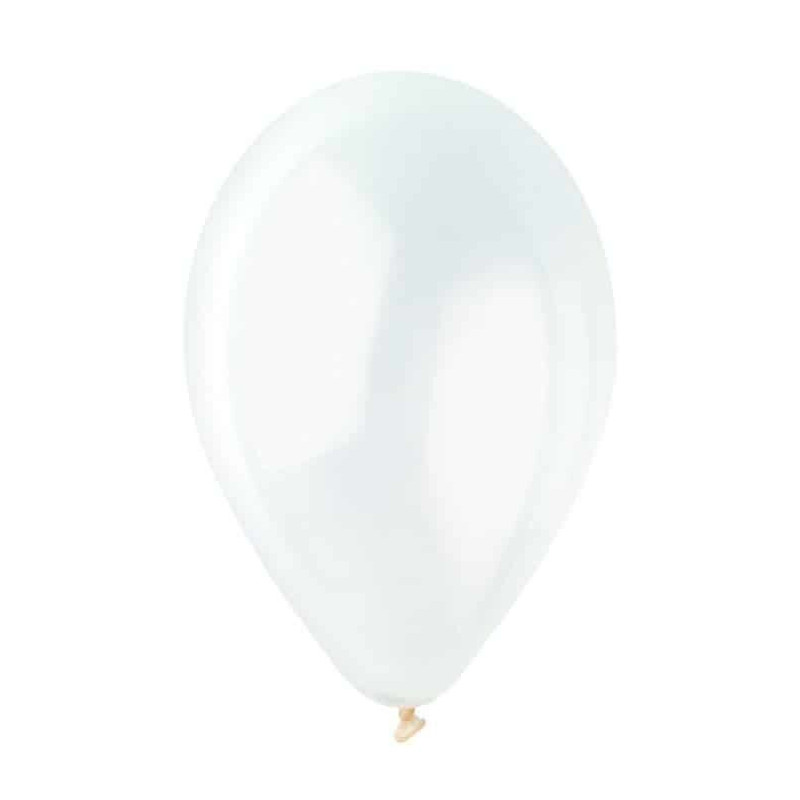 100 balões latex balloonia 11” transparente