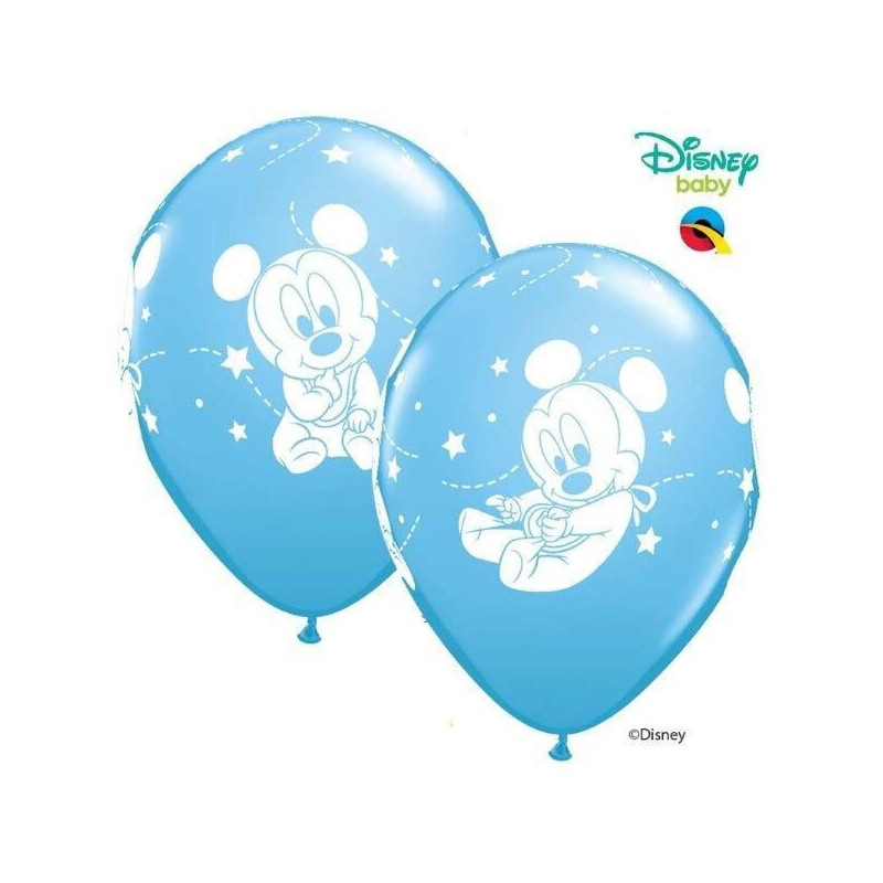 5 balões latex qualatex Mickey  Baby